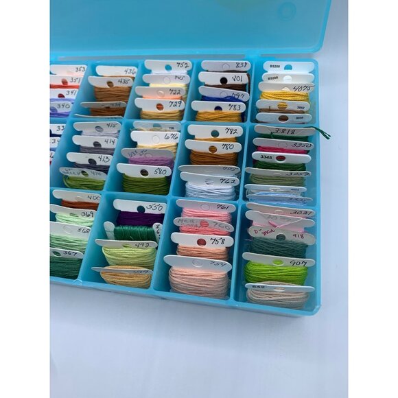 DMC Assorted Embroidery Floss Skeins with Organizer for Cross Stitch - Picture 5 of 11